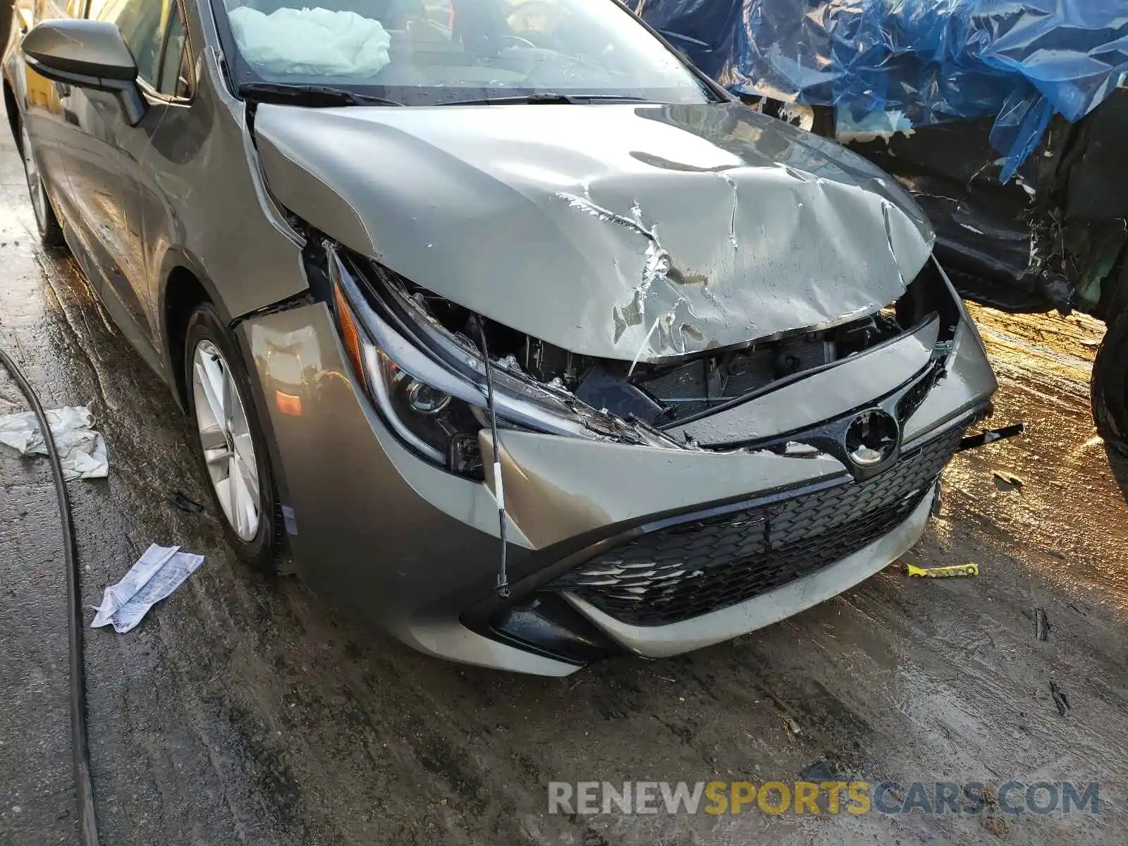 9 Photograph of a damaged car JTNK4RBE5K3045202 TOYOTA COROLLA 2019