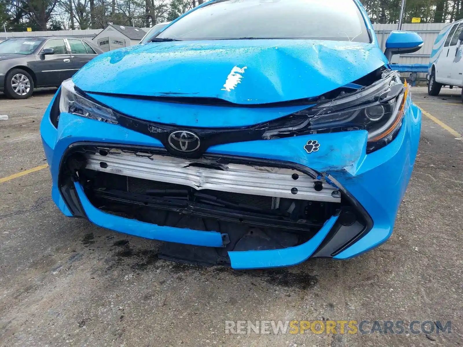 9 Photograph of a damaged car JTNK4RBE5K3045412 TOYOTA COROLLA 2019