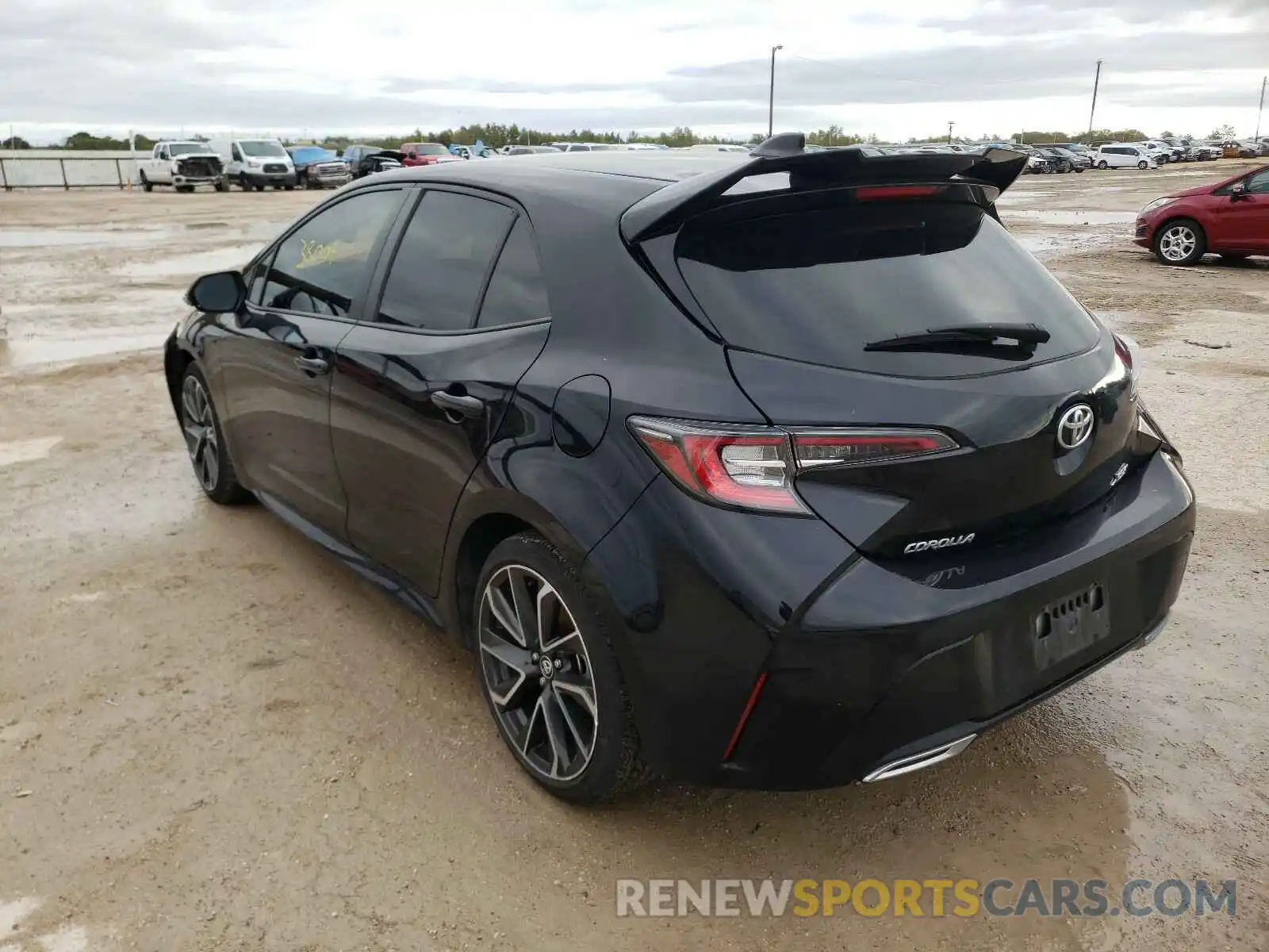 3 Photograph of a damaged car JTNK4RBE5K3047984 TOYOTA COROLLA 2019