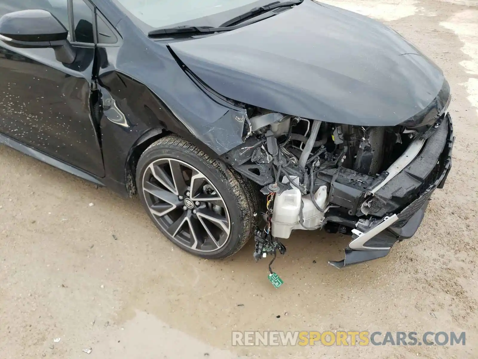 9 Photograph of a damaged car JTNK4RBE5K3047984 TOYOTA COROLLA 2019