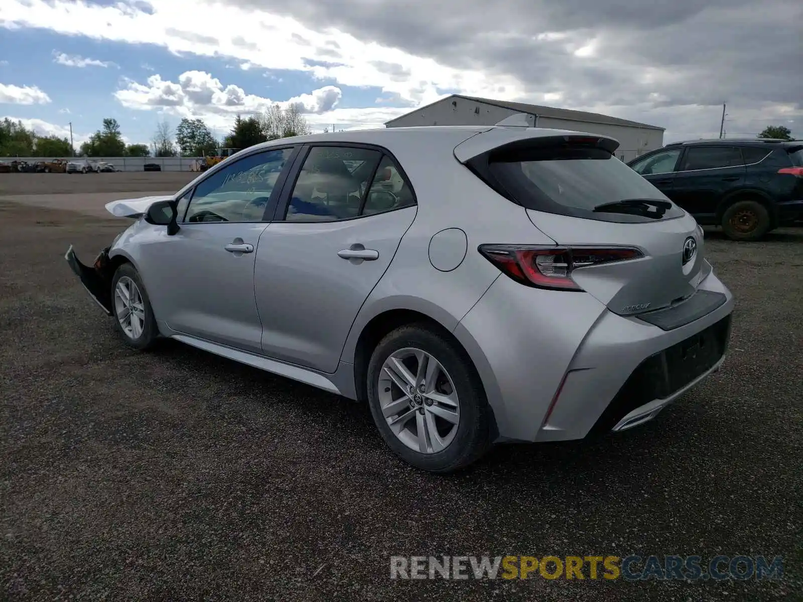 3 Photograph of a damaged car JTNK4RBE5K3048584 TOYOTA COROLLA 2019