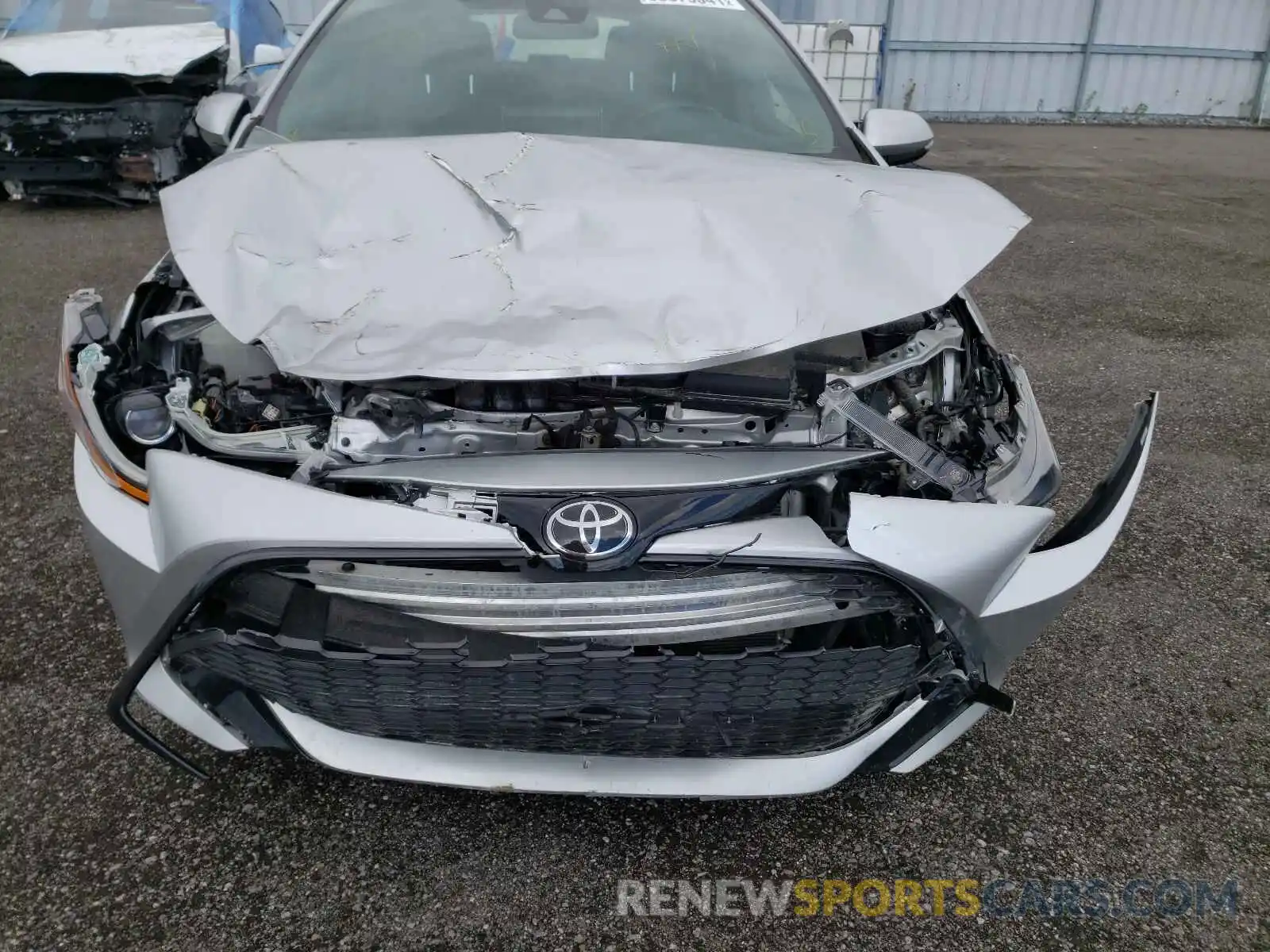 9 Photograph of a damaged car JTNK4RBE5K3048584 TOYOTA COROLLA 2019