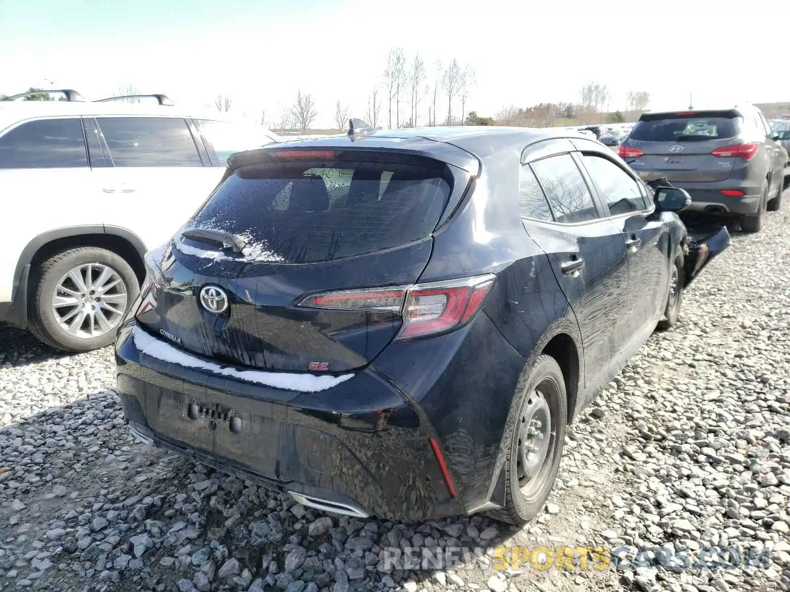 4 Photograph of a damaged car JTNK4RBE5K3048892 TOYOTA COROLLA 2019