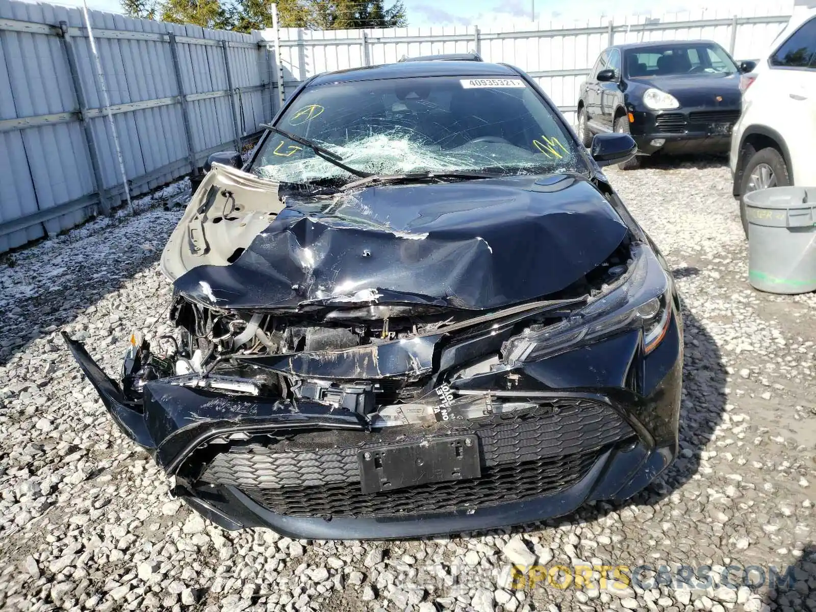 9 Photograph of a damaged car JTNK4RBE5K3048892 TOYOTA COROLLA 2019