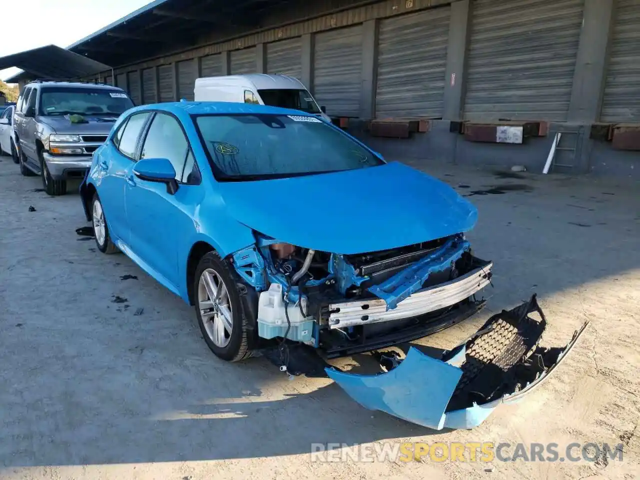 1 Photograph of a damaged car JTNK4RBE5K3048956 TOYOTA COROLLA 2019