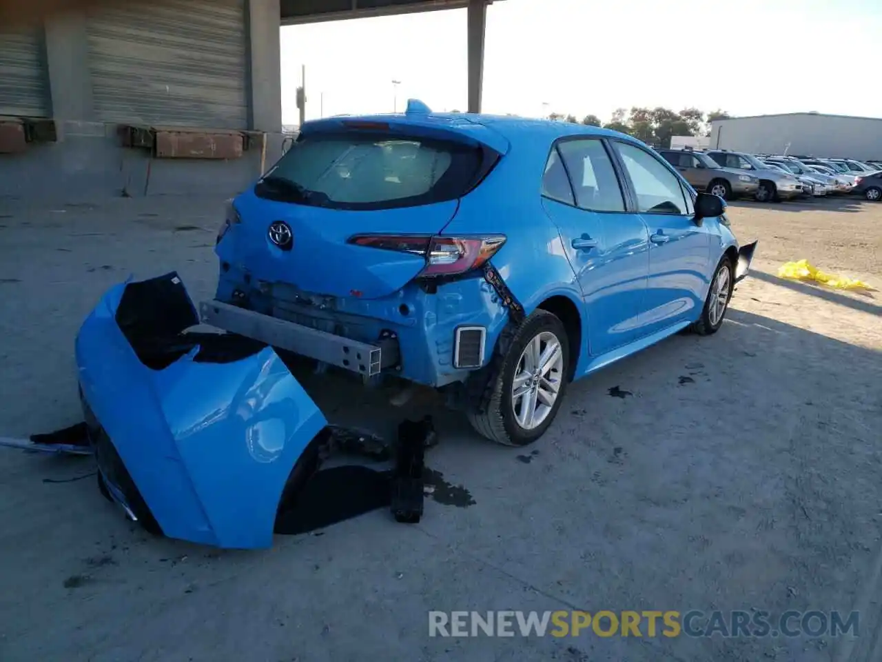 4 Photograph of a damaged car JTNK4RBE5K3048956 TOYOTA COROLLA 2019