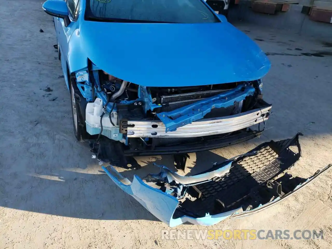 9 Photograph of a damaged car JTNK4RBE5K3048956 TOYOTA COROLLA 2019