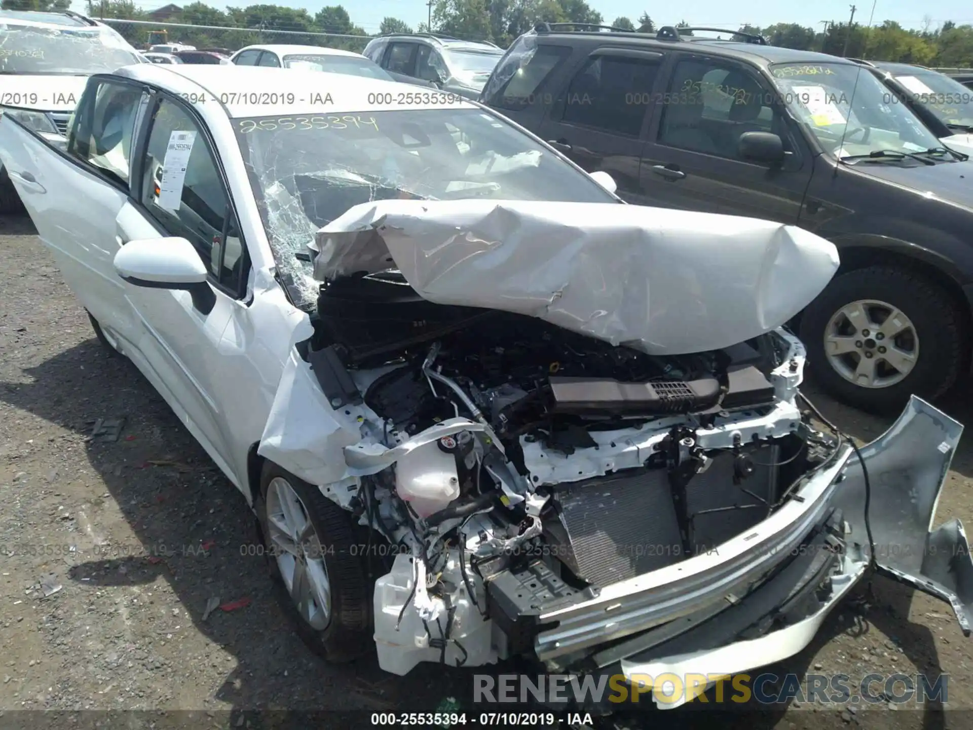 6 Photograph of a damaged car JTNK4RBE5K3049900 TOYOTA COROLLA 2019