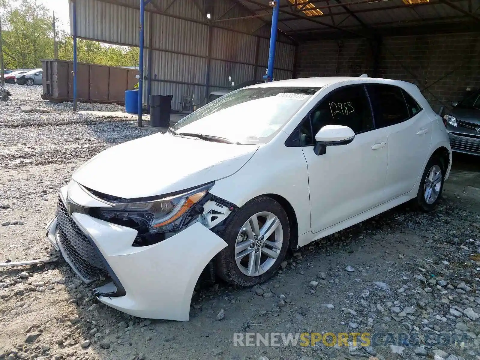 2 Photograph of a damaged car JTNK4RBE5K3051176 TOYOTA COROLLA 2019