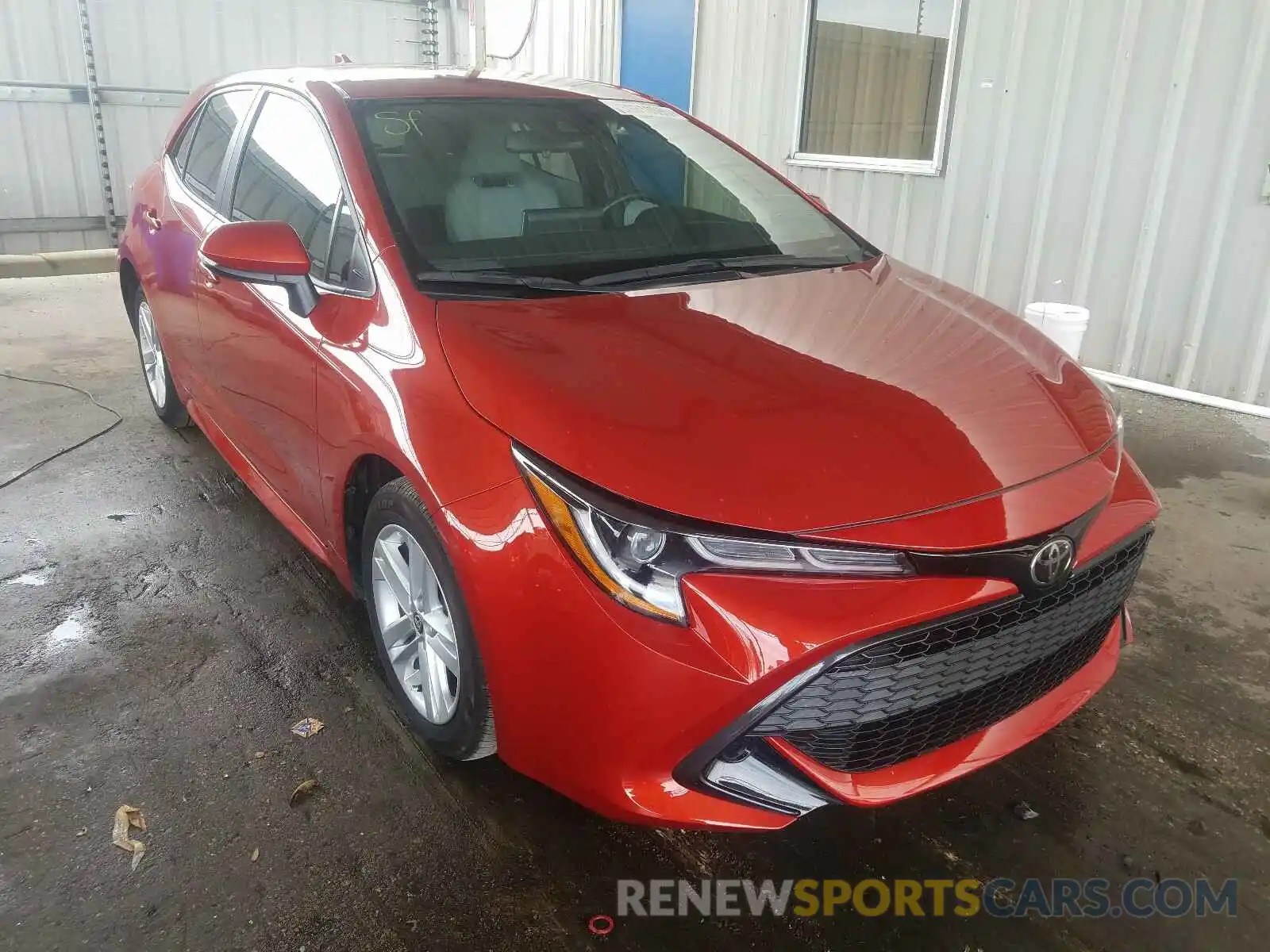 1 Photograph of a damaged car JTNK4RBE5K3052473 TOYOTA COROLLA 2019