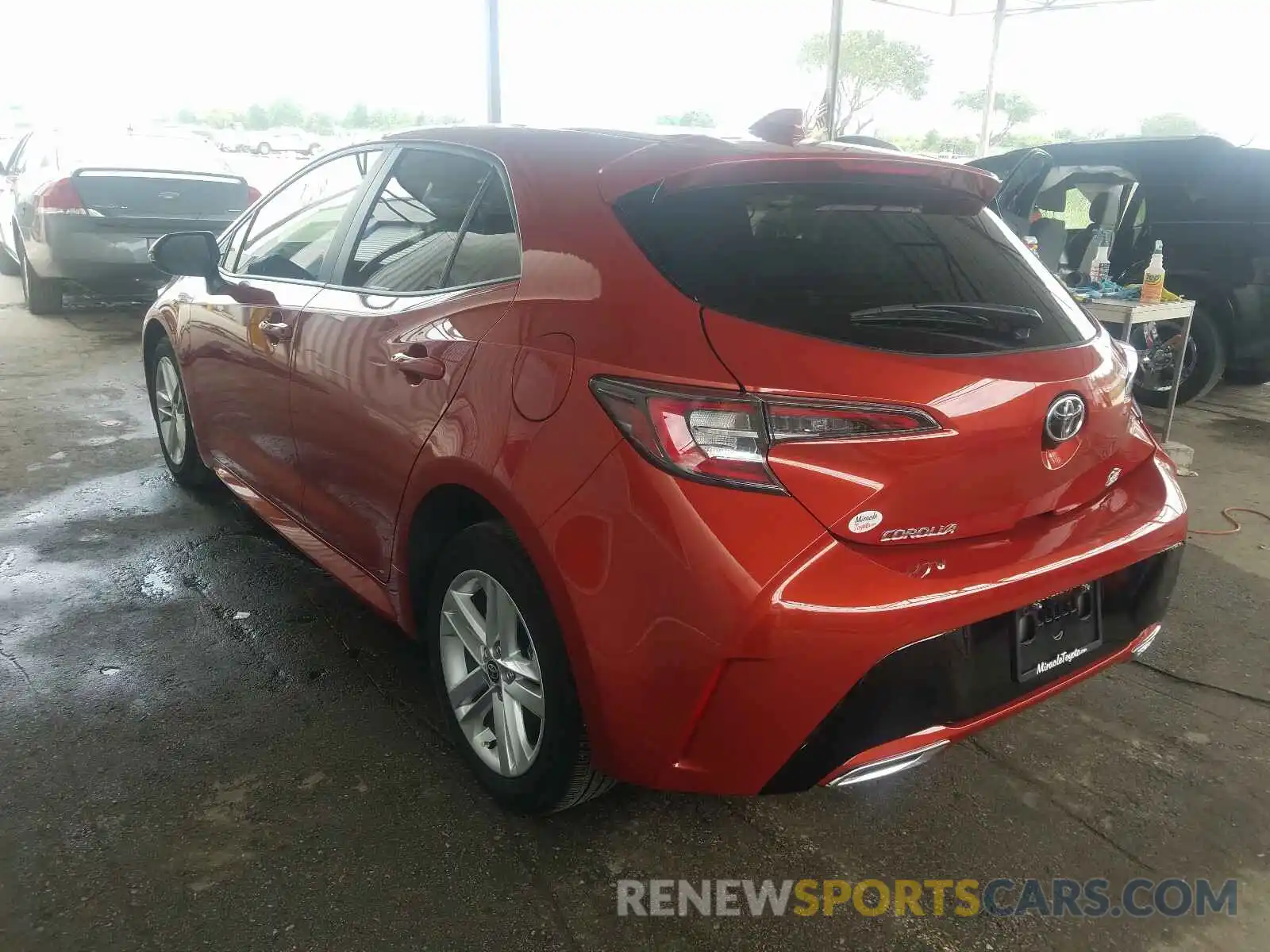 3 Photograph of a damaged car JTNK4RBE5K3052473 TOYOTA COROLLA 2019