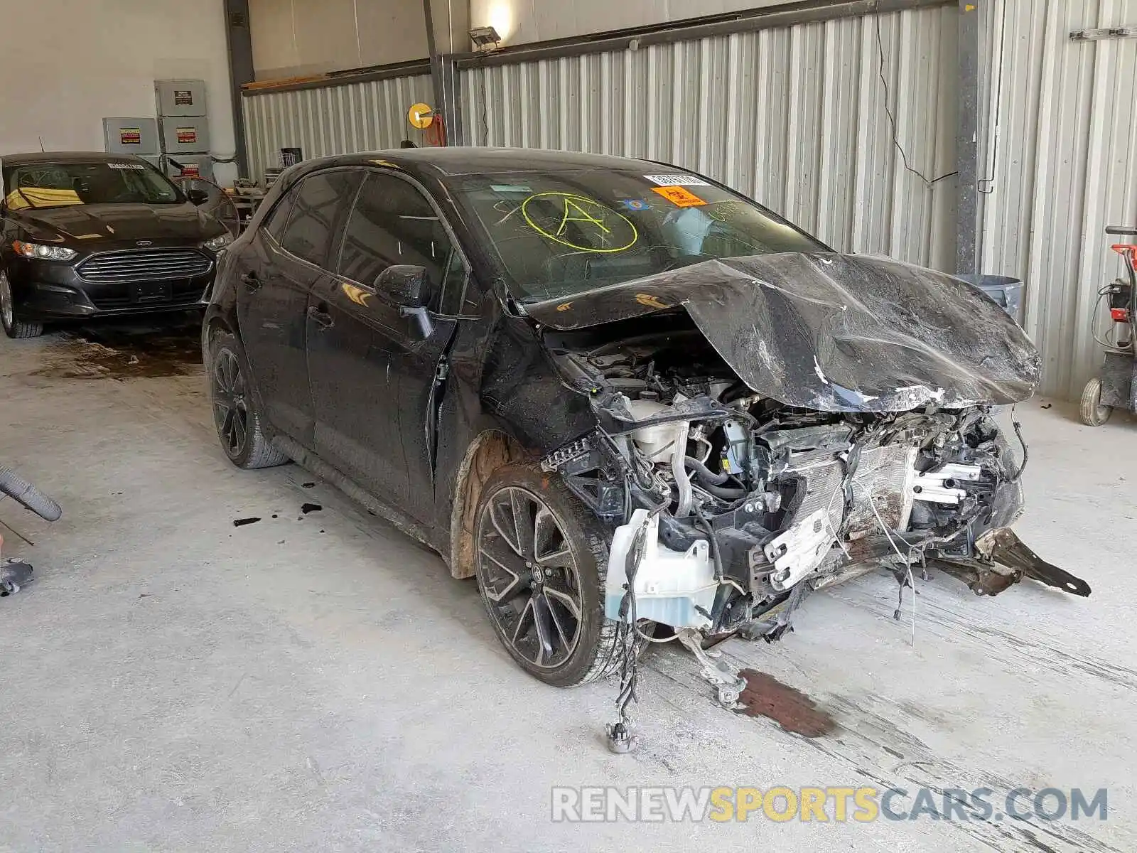 1 Photograph of a damaged car JTNK4RBE5K3053025 TOYOTA COROLLA 2019