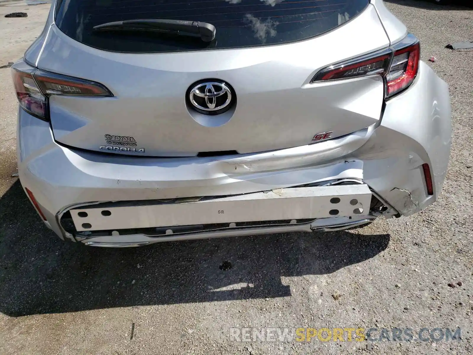 9 Photograph of a damaged car JTNK4RBE5K3053753 TOYOTA COROLLA 2019