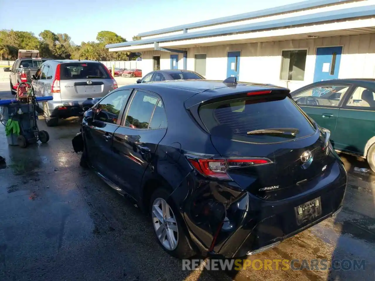 3 Photograph of a damaged car JTNK4RBE5K3054059 TOYOTA COROLLA 2019