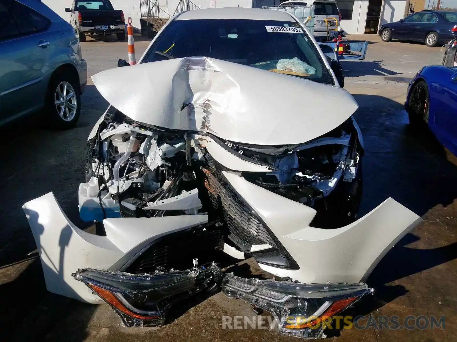 7 Photograph of a damaged car JTNK4RBE5K3055891 TOYOTA COROLLA 2019