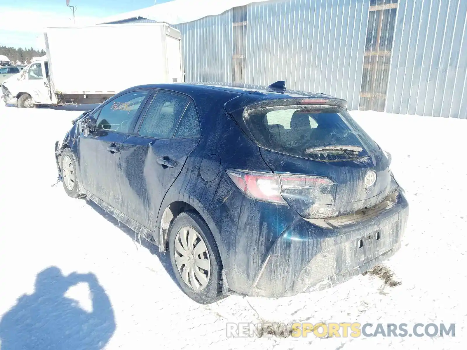 3 Photograph of a damaged car JTNK4RBE5K3056555 TOYOTA COROLLA 2019