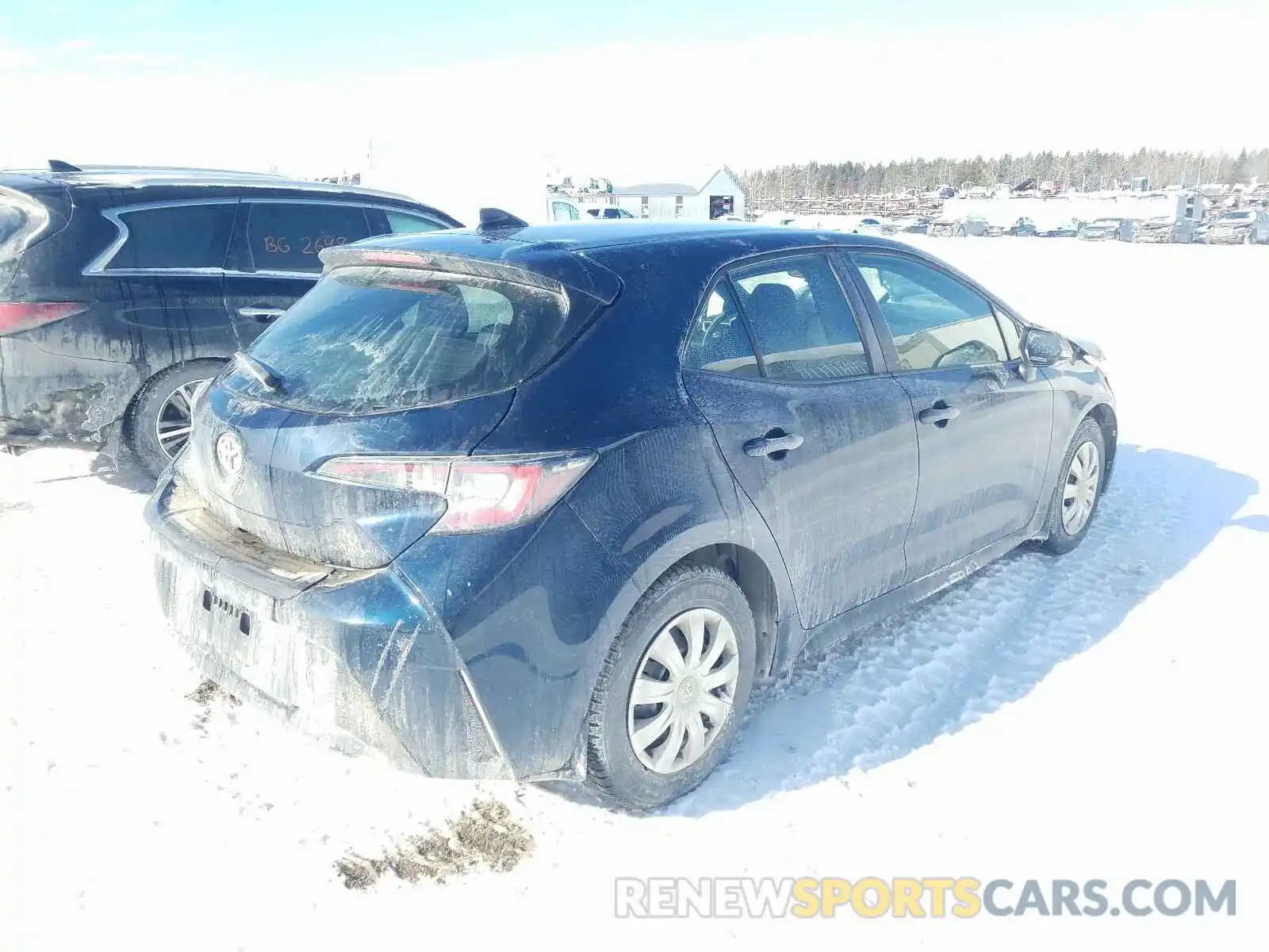 4 Photograph of a damaged car JTNK4RBE5K3056555 TOYOTA COROLLA 2019