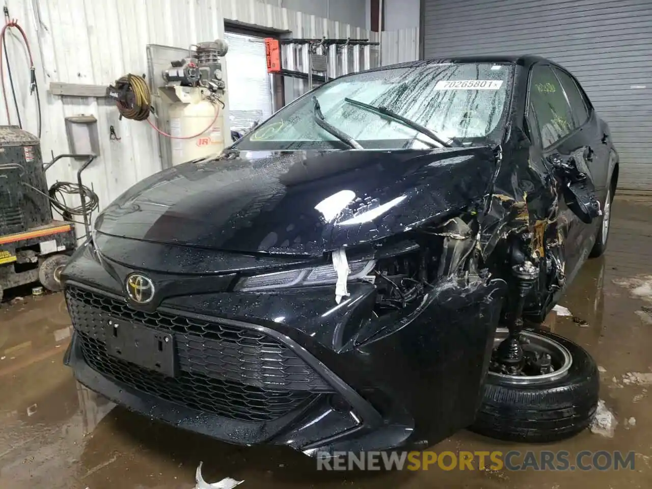 2 Photograph of a damaged car JTNK4RBE5K3057320 TOYOTA COROLLA 2019