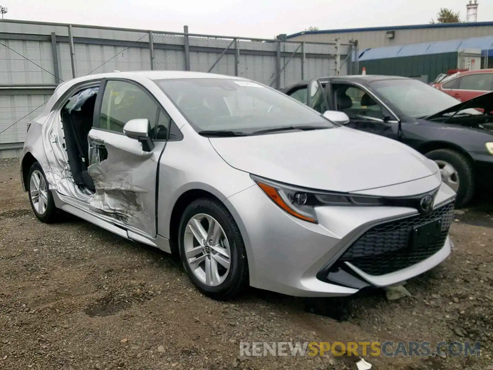 1 Photograph of a damaged car JTNK4RBE5K3057981 TOYOTA COROLLA 2019