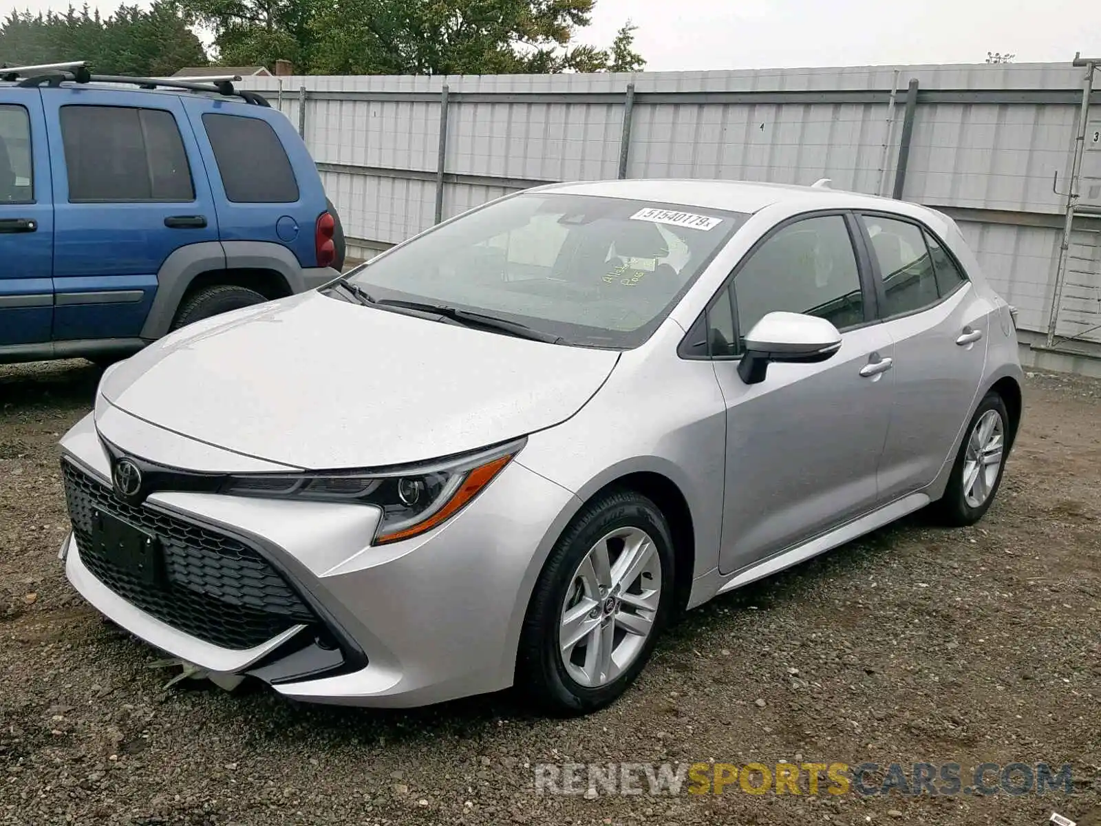 2 Photograph of a damaged car JTNK4RBE5K3057981 TOYOTA COROLLA 2019