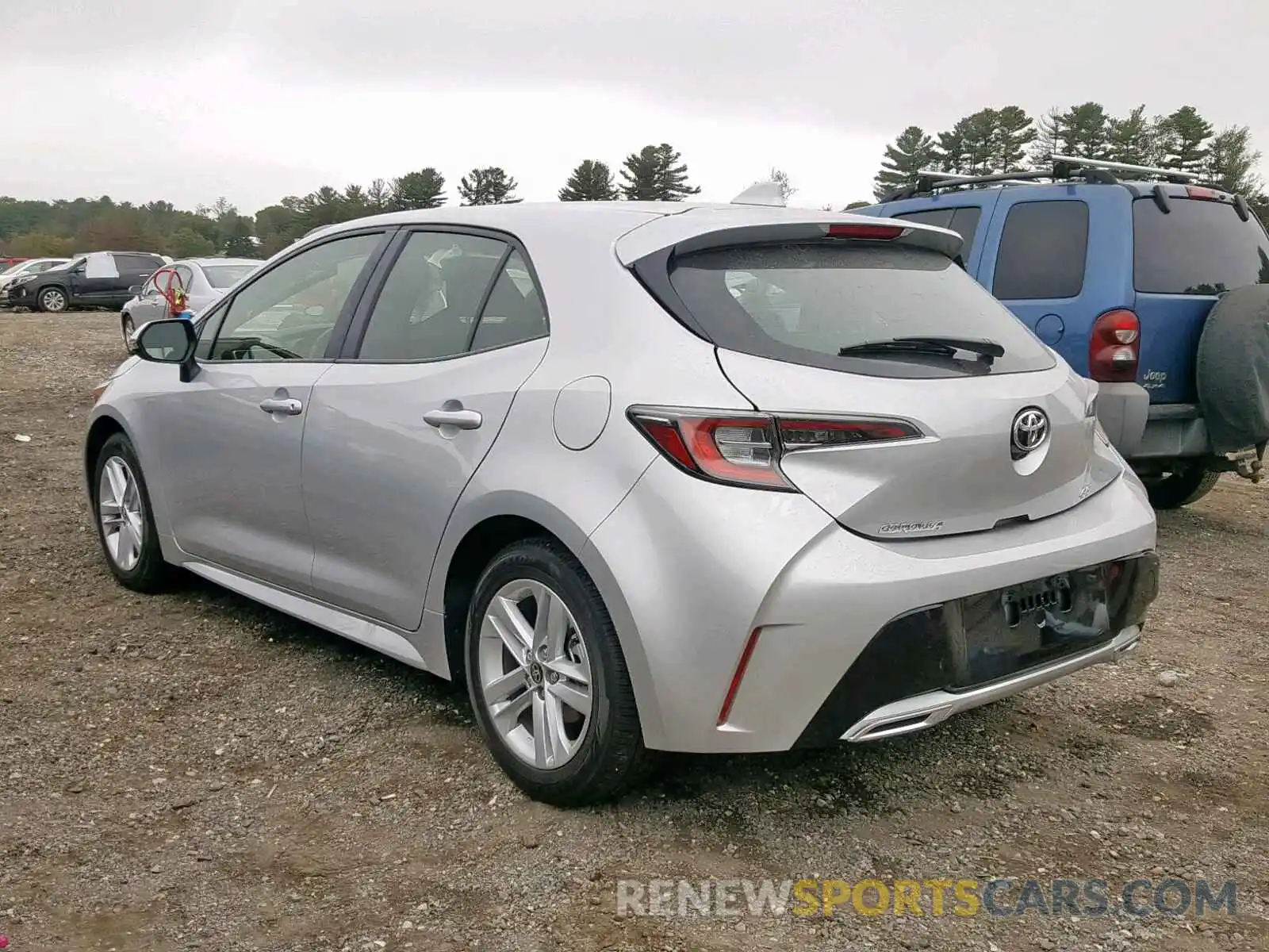 3 Photograph of a damaged car JTNK4RBE5K3057981 TOYOTA COROLLA 2019