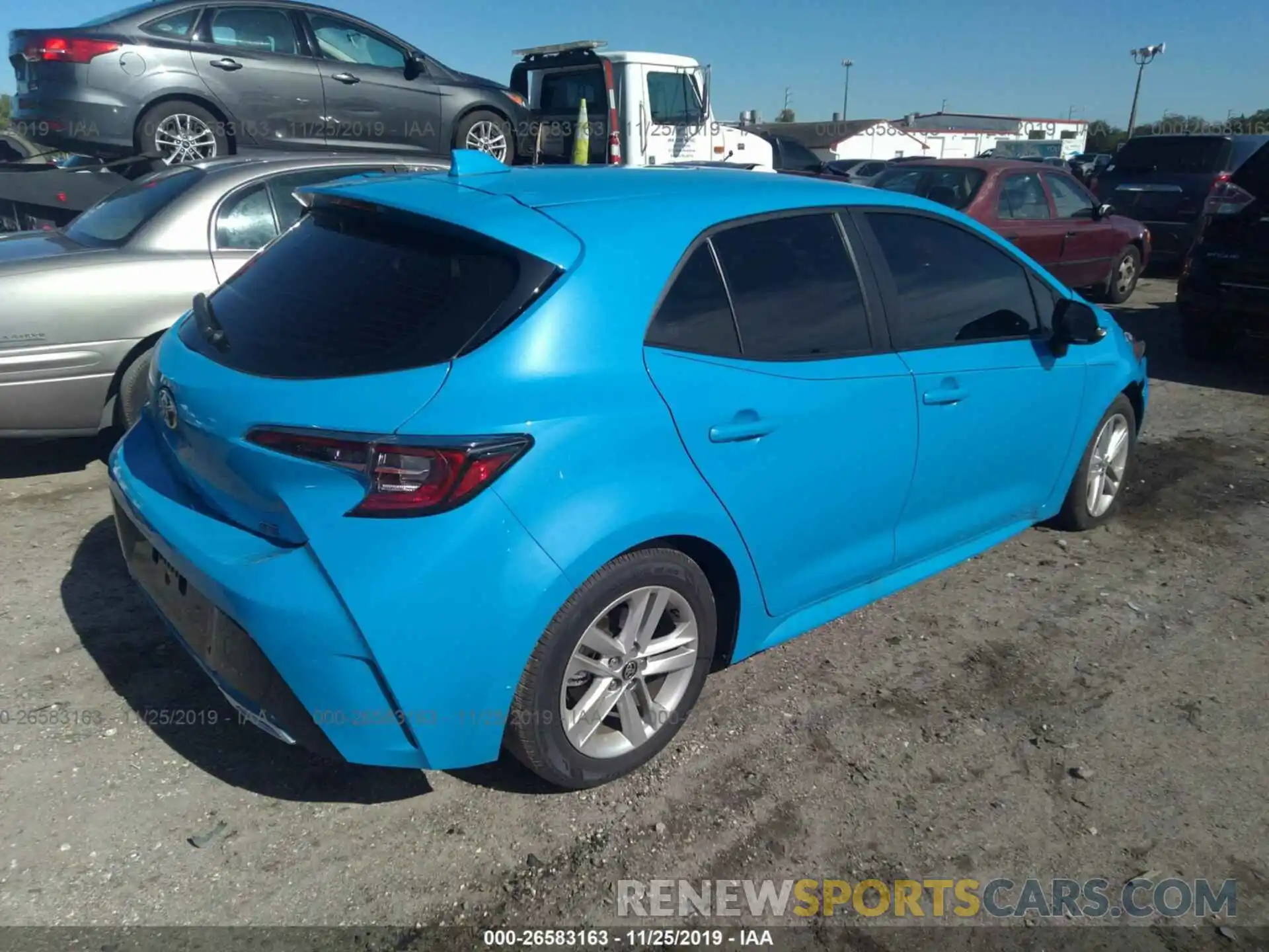 4 Photograph of a damaged car JTNK4RBE5K3059939 TOYOTA COROLLA 2019