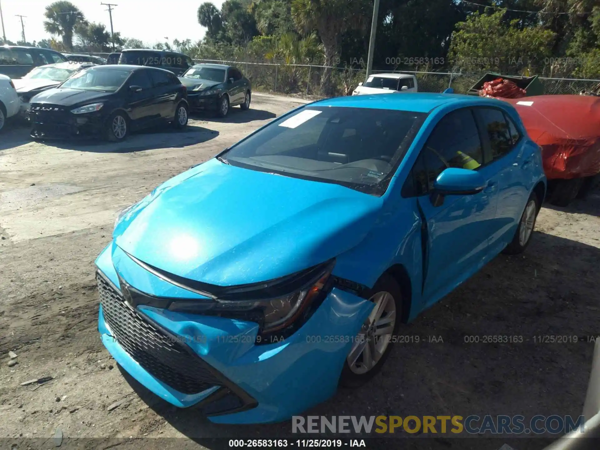 6 Photograph of a damaged car JTNK4RBE5K3059939 TOYOTA COROLLA 2019