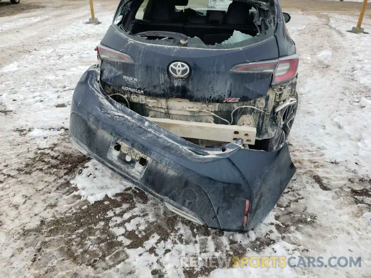 9 Photograph of a damaged car JTNK4RBE5K3060461 TOYOTA COROLLA 2019