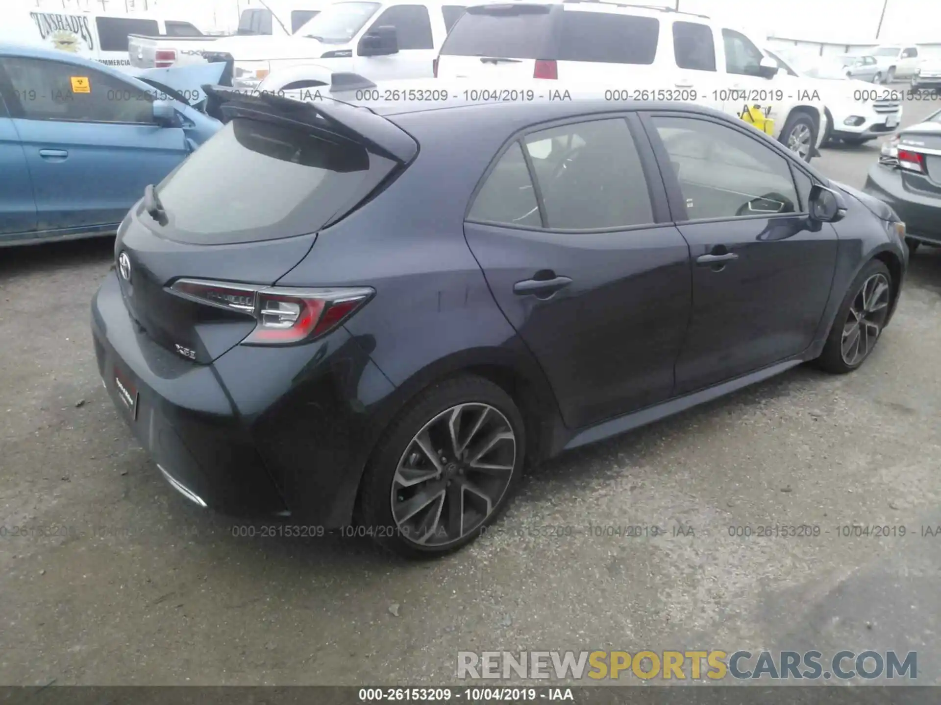 4 Photograph of a damaged car JTNK4RBE5K3061299 TOYOTA COROLLA 2019