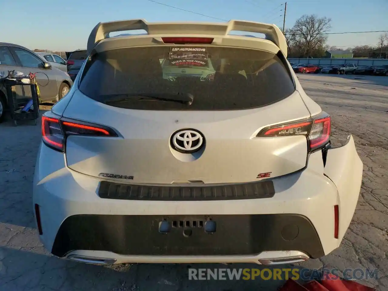 6 Photograph of a damaged car JTNK4RBE5K3061688 TOYOTA COROLLA 2019