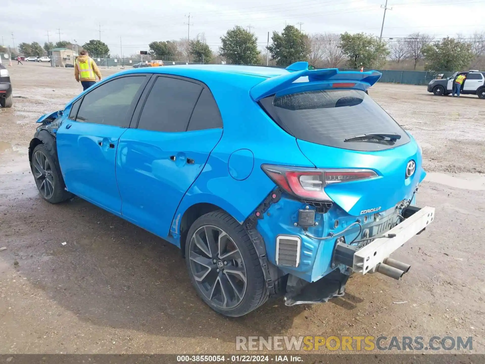 3 Photograph of a damaged car JTNK4RBE5K3063389 TOYOTA COROLLA 2019