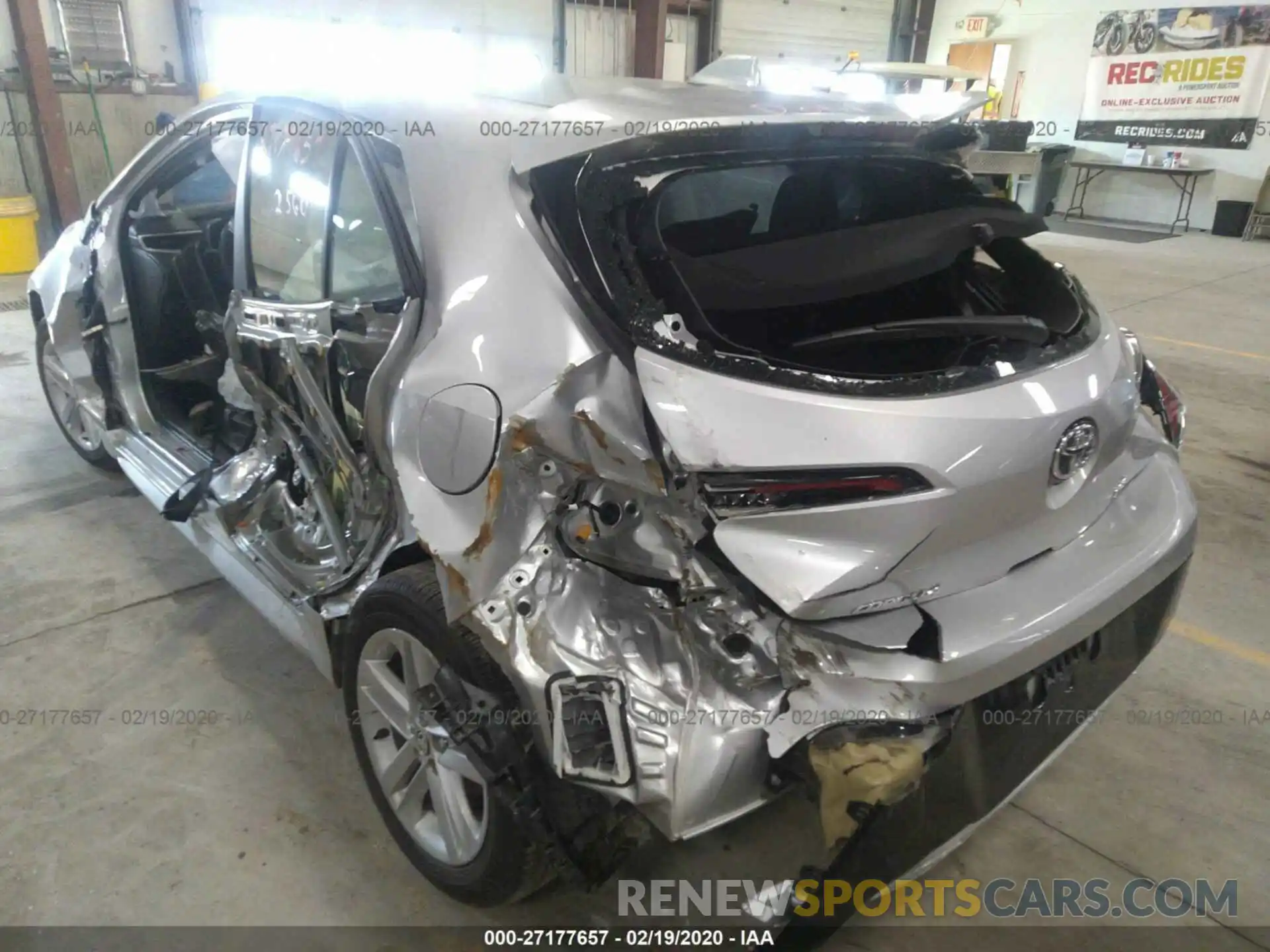 6 Photograph of a damaged car JTNK4RBE5K3063411 TOYOTA COROLLA 2019