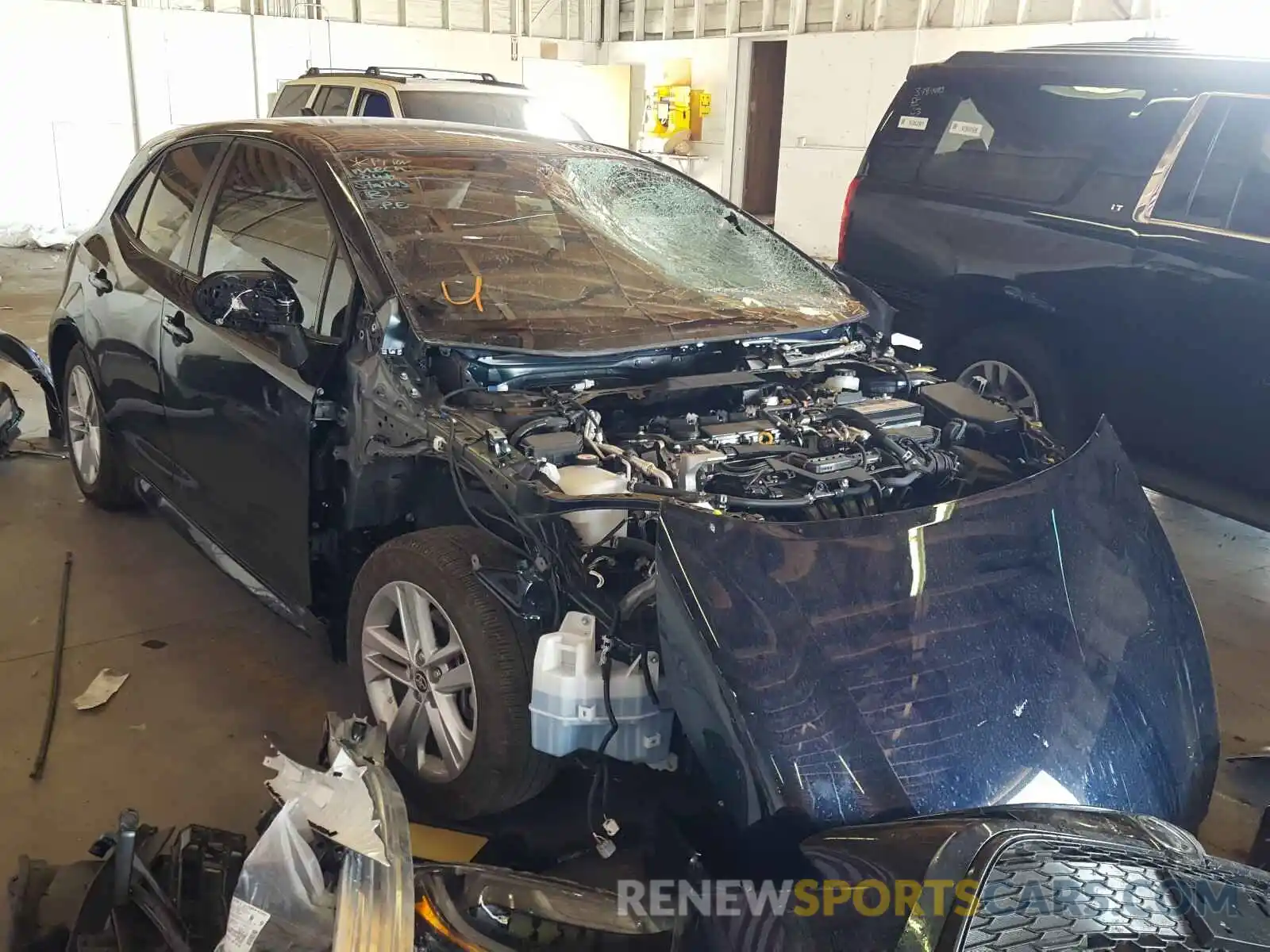 1 Photograph of a damaged car JTNK4RBE5K3064087 TOYOTA COROLLA 2019