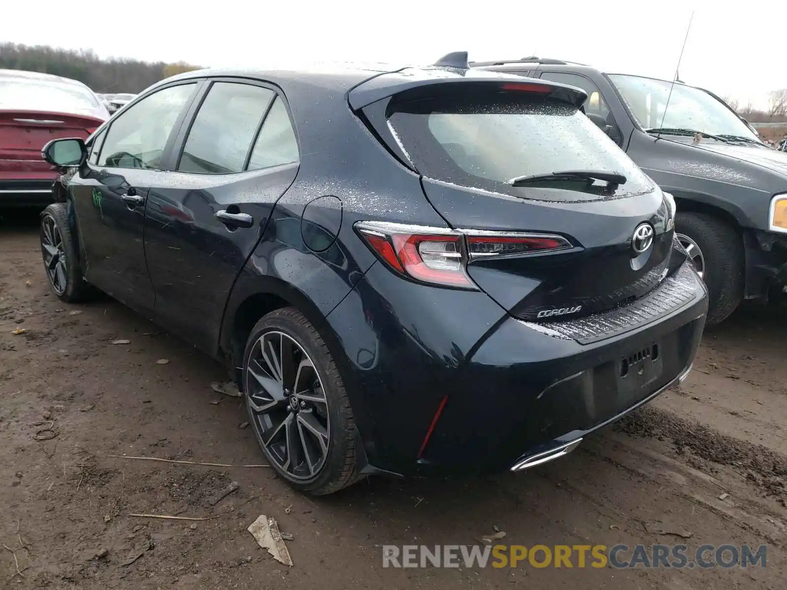 3 Photograph of a damaged car JTNK4RBE5K3064770 TOYOTA COROLLA 2019