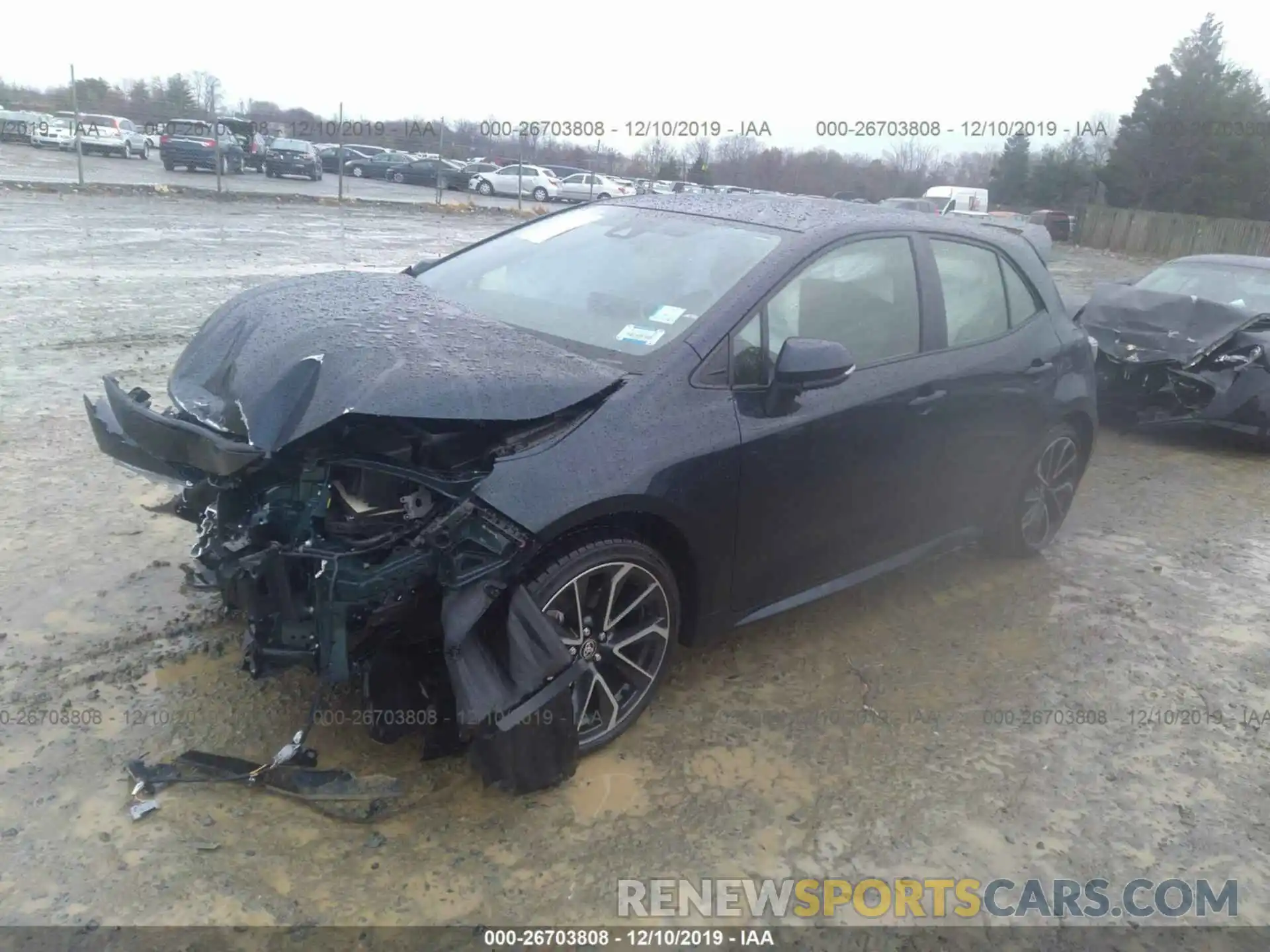 2 Photograph of a damaged car JTNK4RBE5K3066471 TOYOTA COROLLA 2019