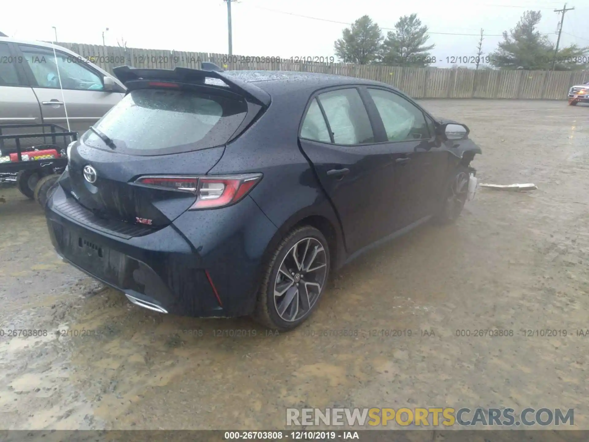 4 Photograph of a damaged car JTNK4RBE5K3066471 TOYOTA COROLLA 2019