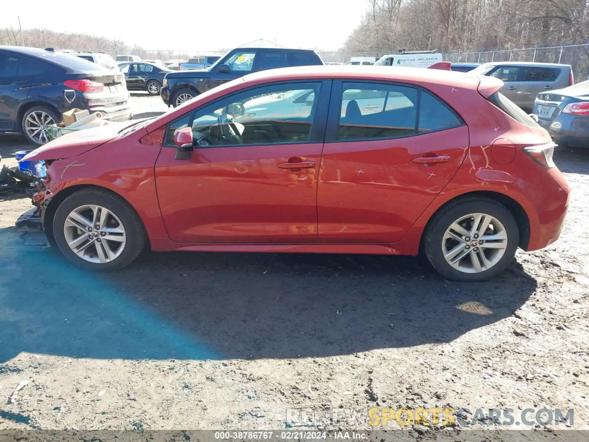 15 Photograph of a damaged car JTNK4RBE5K3066549 TOYOTA COROLLA 2019