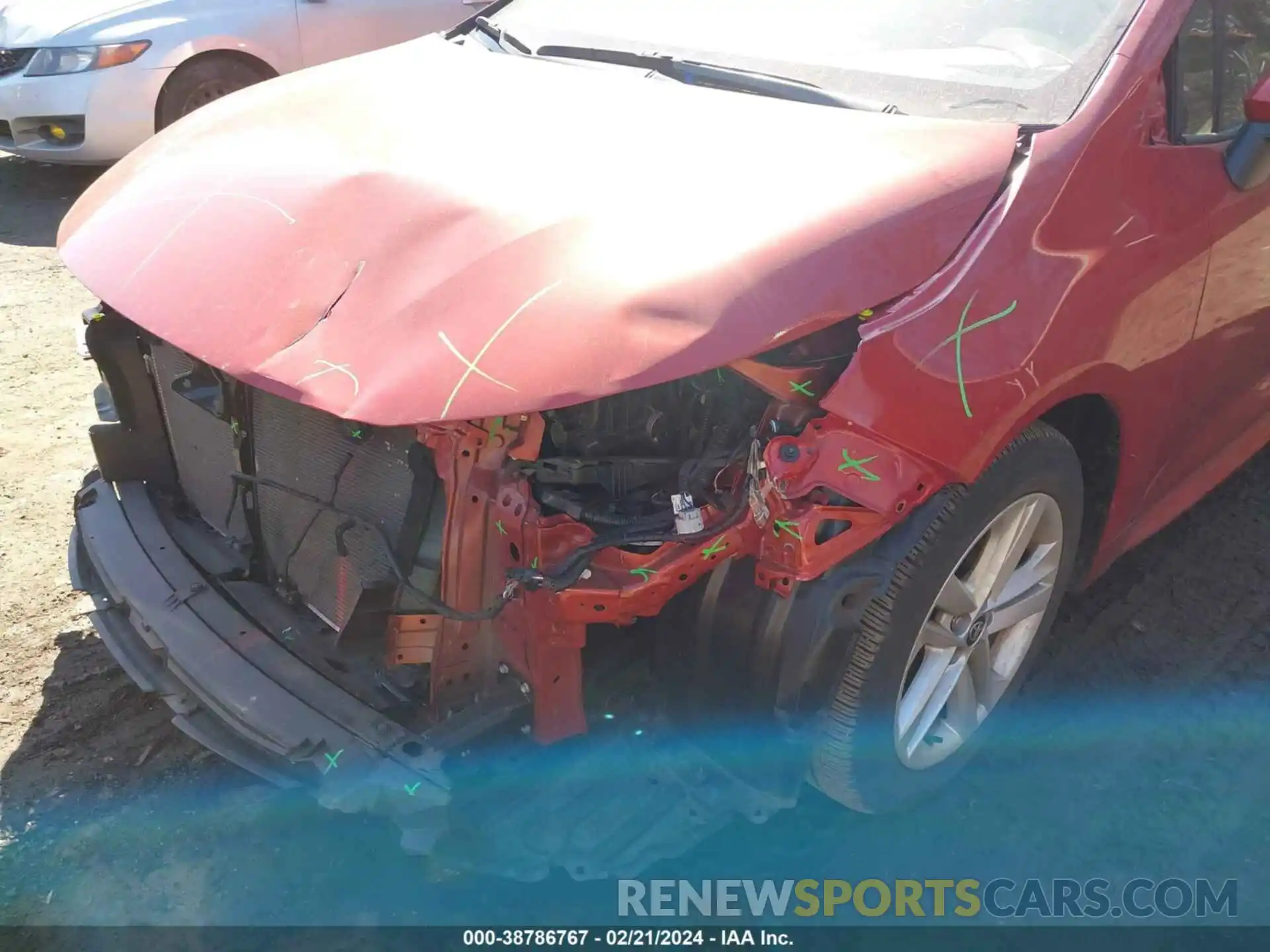 6 Photograph of a damaged car JTNK4RBE5K3066549 TOYOTA COROLLA 2019