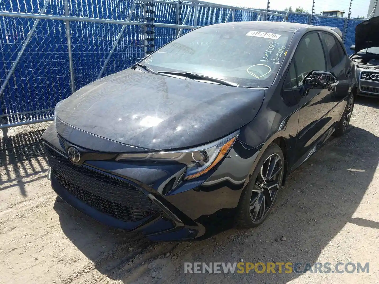 2 Photograph of a damaged car JTNK4RBE5K3066857 TOYOTA COROLLA 2019