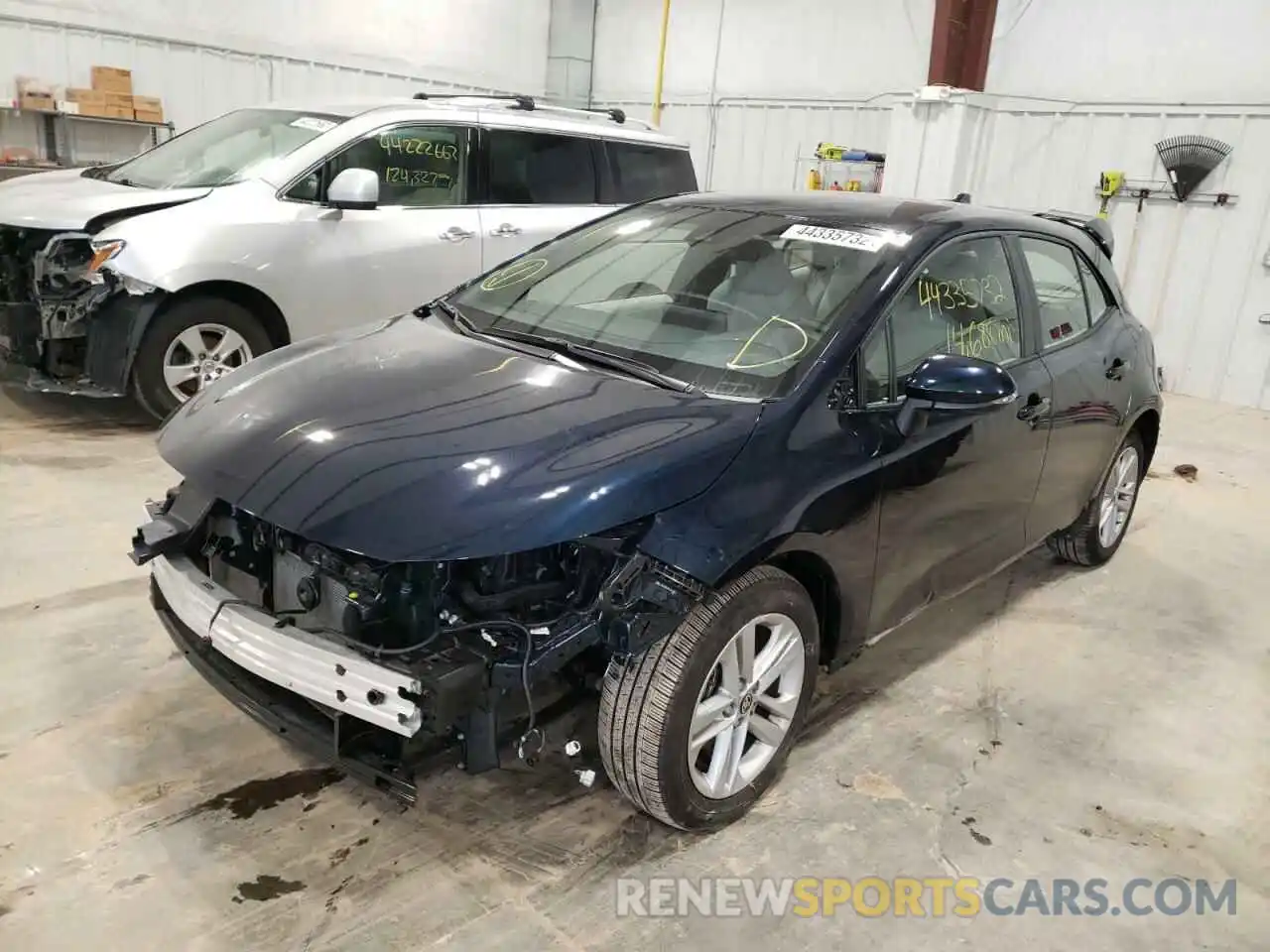 2 Photograph of a damaged car JTNK4RBE5K3067362 TOYOTA COROLLA 2019