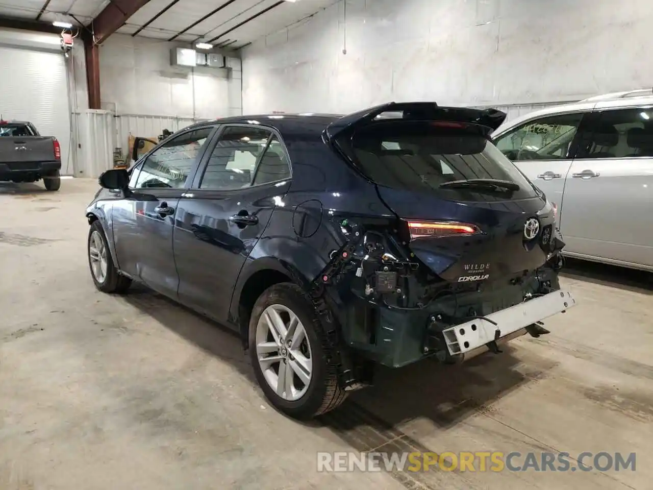 3 Photograph of a damaged car JTNK4RBE5K3067362 TOYOTA COROLLA 2019