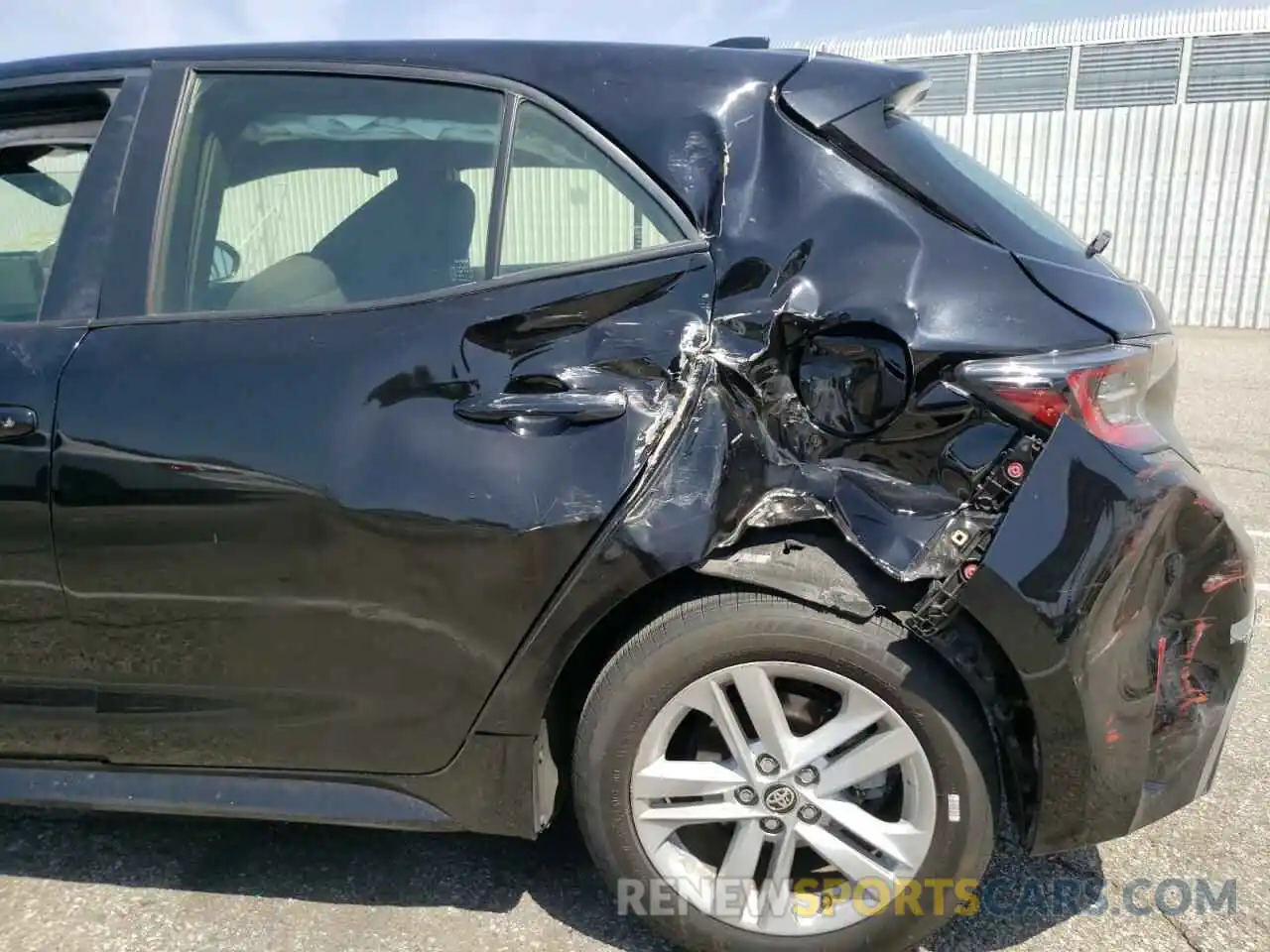 9 Photograph of a damaged car JTNK4RBE5K3067670 TOYOTA COROLLA 2019