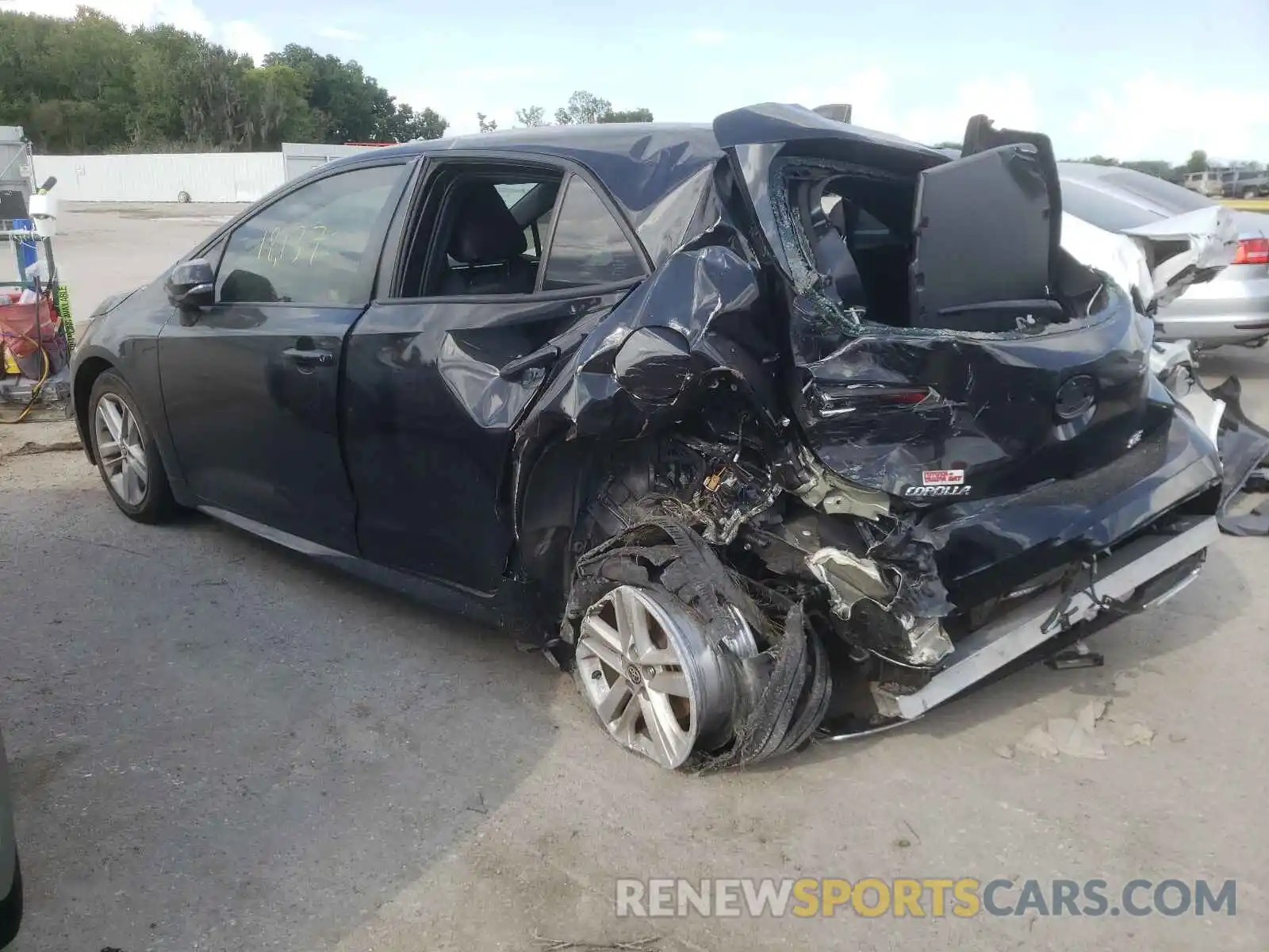 3 Photograph of a damaged car JTNK4RBE5K3071654 TOYOTA COROLLA 2019