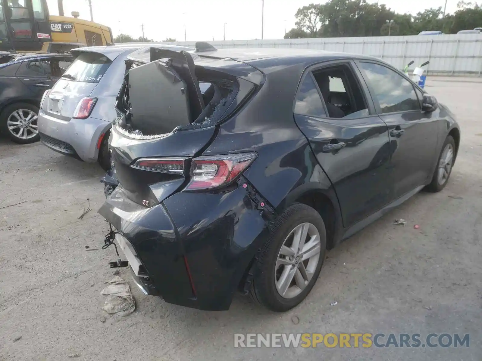 4 Photograph of a damaged car JTNK4RBE5K3071654 TOYOTA COROLLA 2019