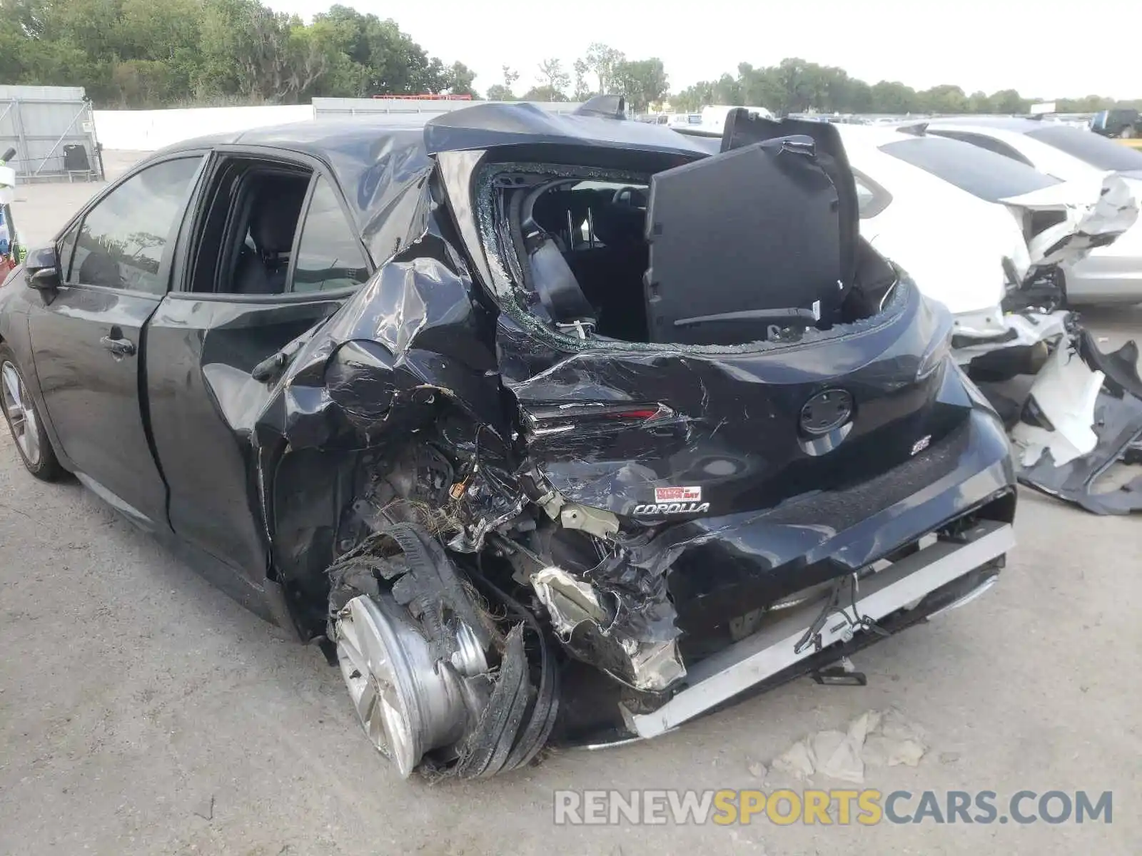 9 Photograph of a damaged car JTNK4RBE5K3071654 TOYOTA COROLLA 2019