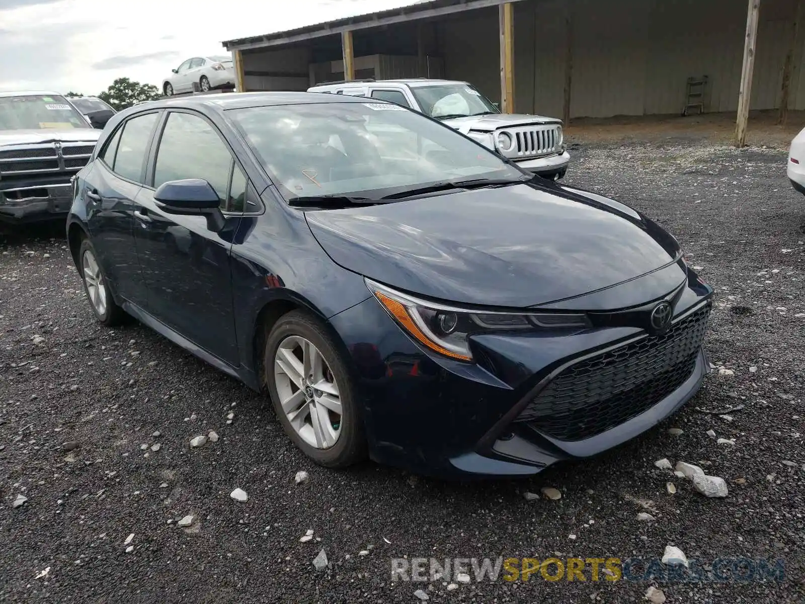 1 Photograph of a damaged car JTNK4RBE5K3072545 TOYOTA COROLLA 2019