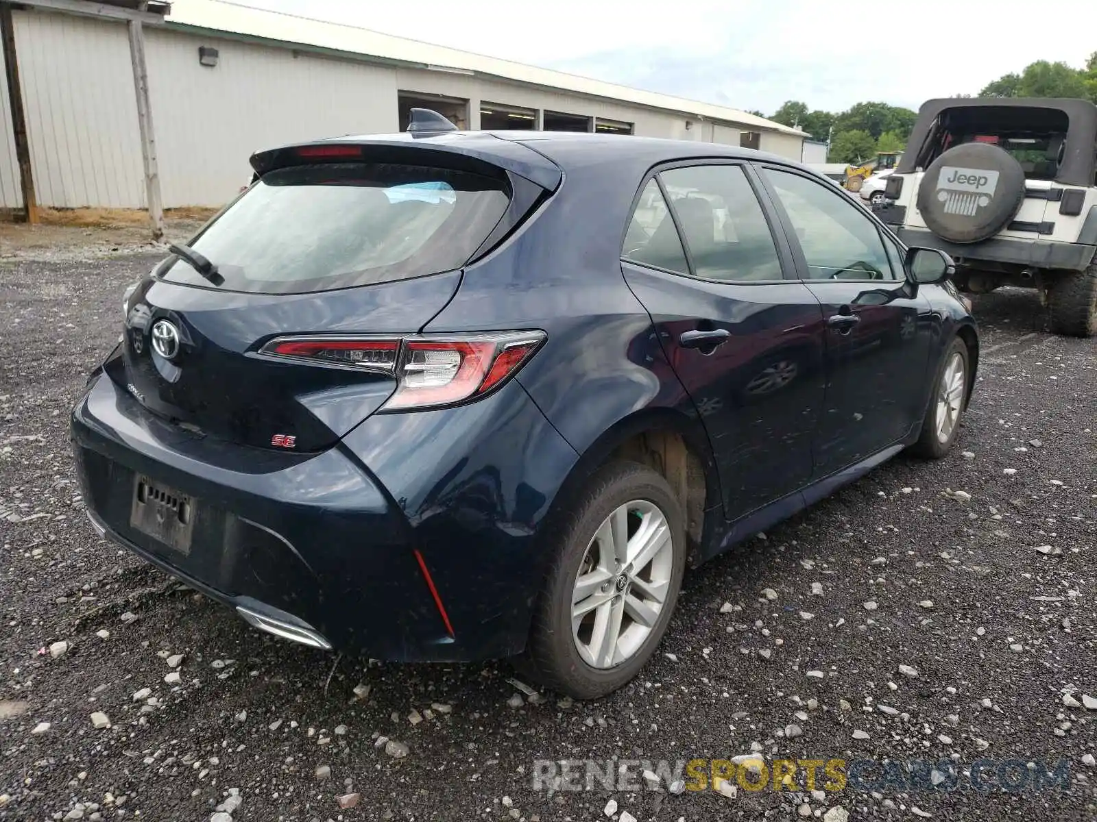 4 Photograph of a damaged car JTNK4RBE5K3072545 TOYOTA COROLLA 2019