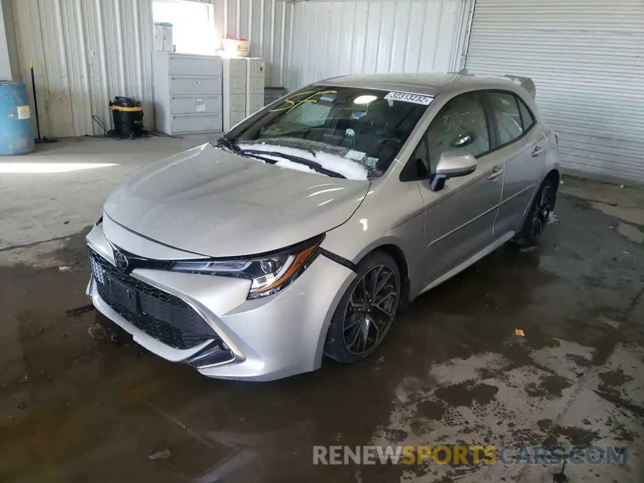 2 Photograph of a damaged car JTNK4RBE6K3001645 TOYOTA COROLLA 2019