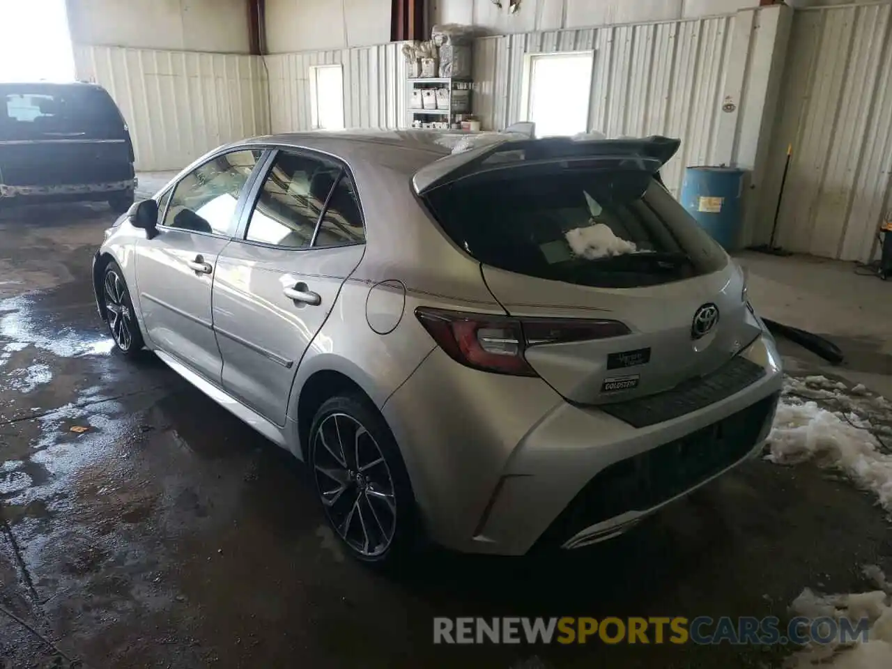 3 Photograph of a damaged car JTNK4RBE6K3001645 TOYOTA COROLLA 2019