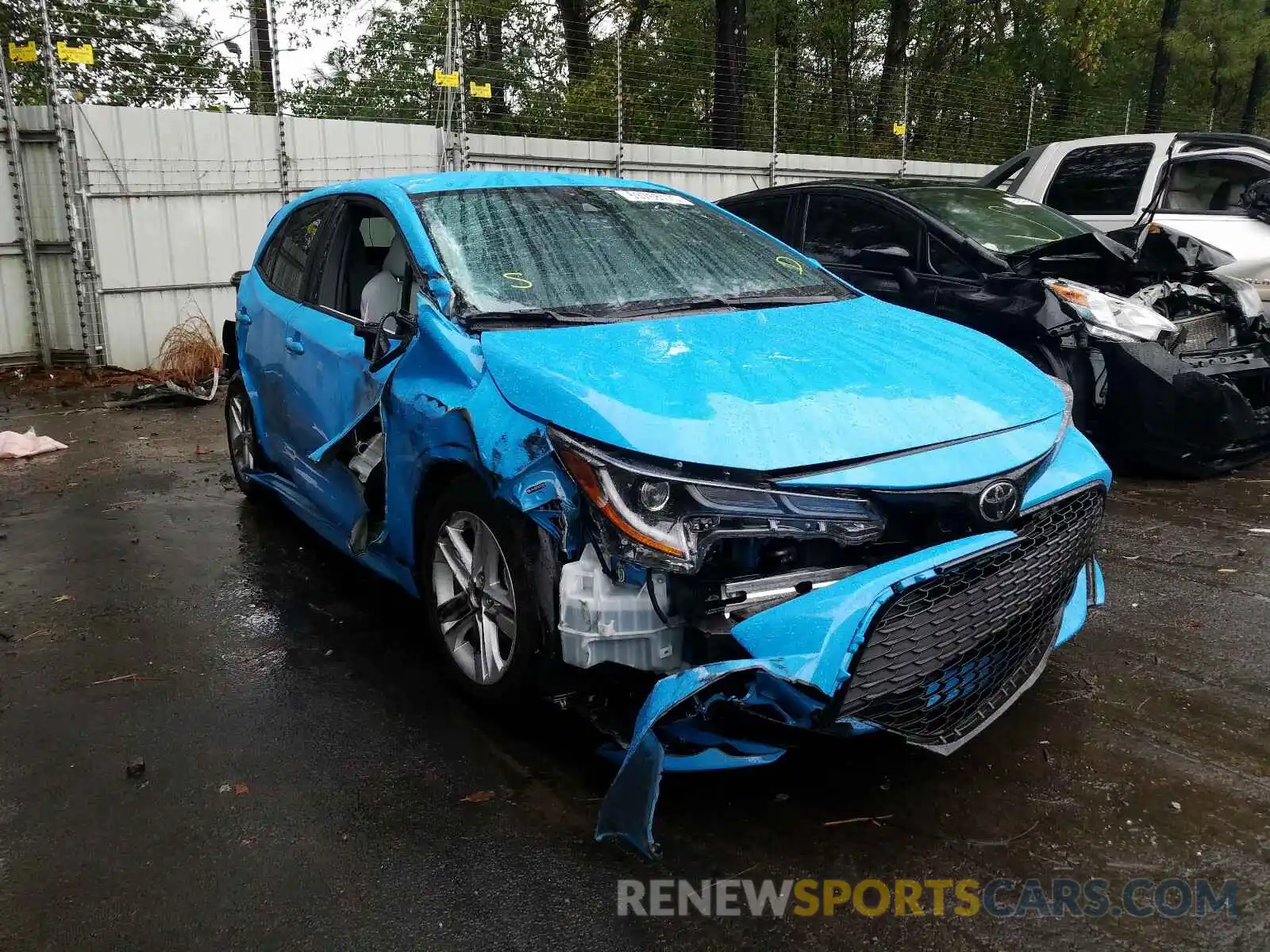 1 Photograph of a damaged car JTNK4RBE6K3003069 TOYOTA COROLLA 2019